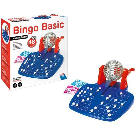 BINGO AUTOMÁTICO BÁSICO 48 CARTONES Y 90 BOLAS, BASE DE PLÁSTICO RÍGIDO image 2