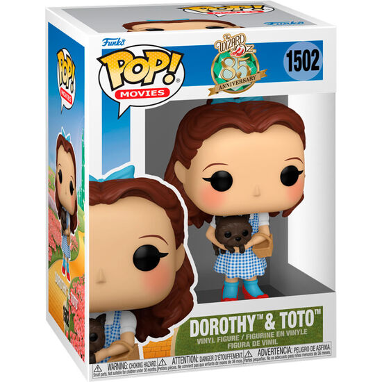 FIGURA POP EL MAGO DE OZ DOROTHY & TOTO image 1