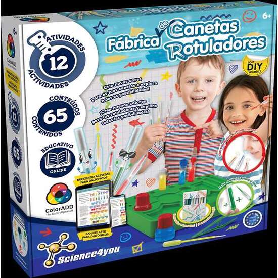 JUEGO FABRICA DE ROTULADORES CON 12 ACTIVIDADES ¡CREA NUEVOS COLORES PARA TUS ROTULADORES! image 0