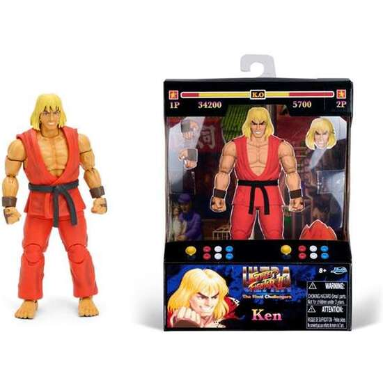 FIGURA STREET FIGHTER II KEN 15 CM image 0