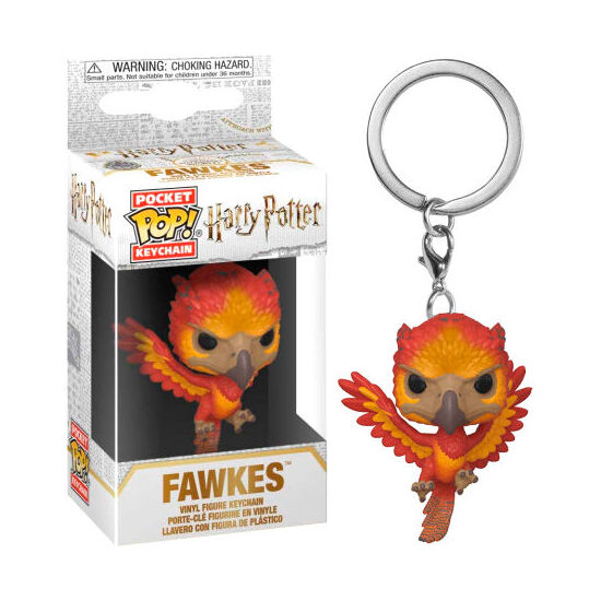 LLAVERO POCKET POP HARRY POTTER FAWKES image 0