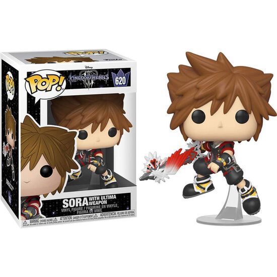 FIGURA POP DISNEY KINGDOM HEARTS 3 SORA WITH ULTIMA WEAPON image 1