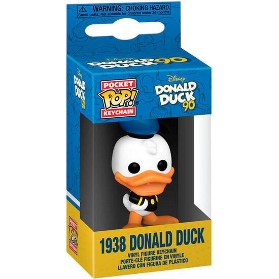 LLAVERO POCKET POP DISNEY 90TH ANNIVERSARY PATO DONALD 1938 image 1