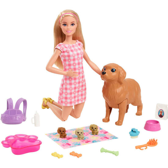 MUÑECA Y CACHORROS BARBIE image 1