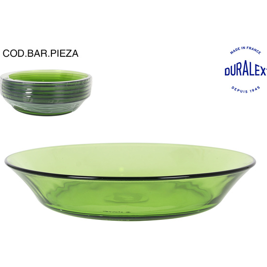 $ PLATO HONDO Ø19.5CM VERDE LYS image 0