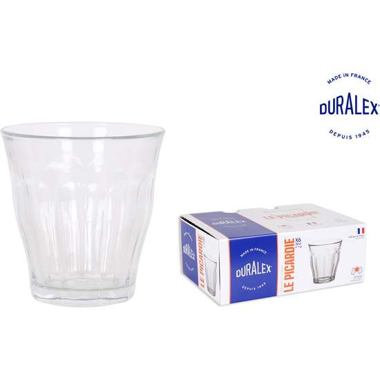 SET 6 VASOS TRANSPARENTE 20CL PICARDIE image 0
