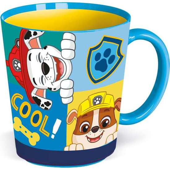 TAZA ANTIVUELCO PAW PATROL BOY HI THERE 410 ML image 0