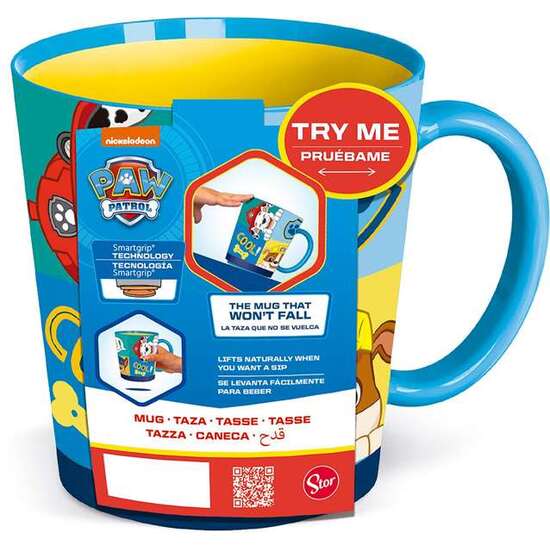 TAZA ANTIVUELCO PAW PATROL BOY HI THERE 410 ML image 1