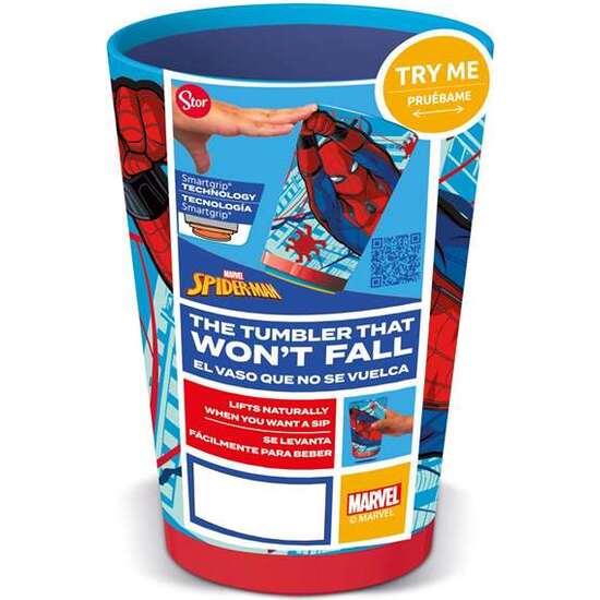 VASO ANTIVUELCO SPIDERMAN DIMENSION 470 ML. image 1