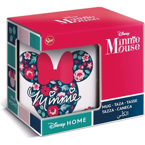 TAZA CERAMICA MINNIE MOUSE GARDENING. EN CAJA DE REGALO 325 ML. image 0