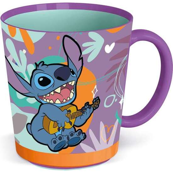 TAZA ANTIVUELCO STITCH ALOHA 410 ML. image 1