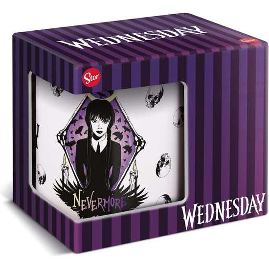 TAZA CERAMICA MIERCOLES (WEDNESDAY )EN CAJA DE REGALO 325 ML. image 0