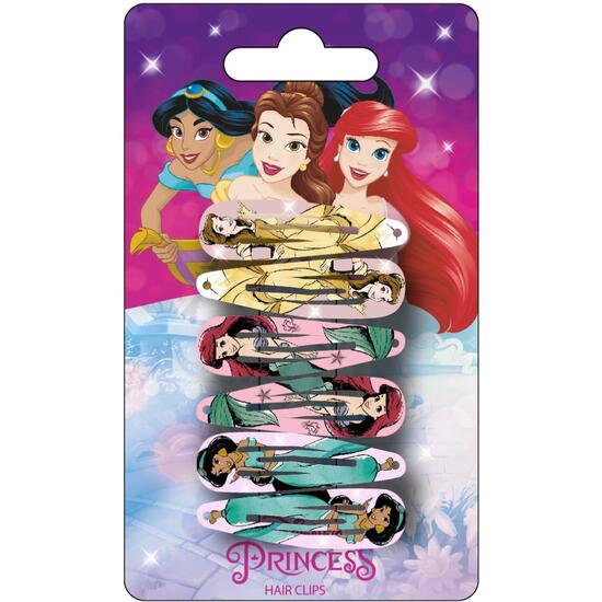 ACCESORIOS PELO CLIPS 6 PIEZAS PRINCESS image 0