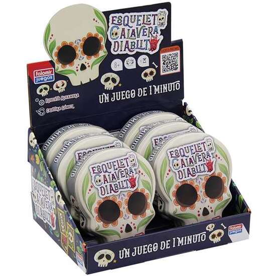 JUEGO ESQUELETO CALAVERA DIABLITO. QUIEN PRIMERO SE QUEDE SIN CARTAS, GANA. image 1