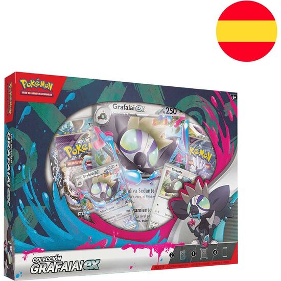 BLISTER JUEGO CARTAS COLECCIONABLES GRAFAIAIA POKEMON ESPAÑOL image 1