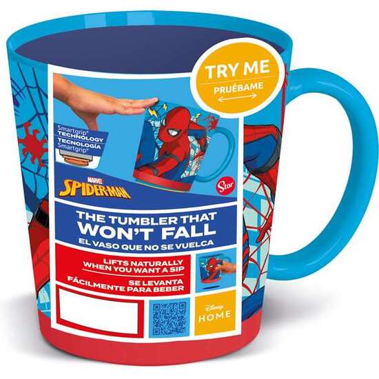 TAZA ANTIVUELCO SPIDERMAN DIMENSION 410 ML. image 1