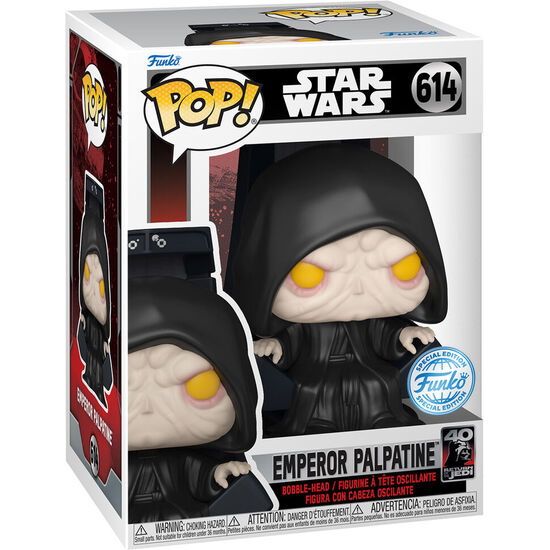 FIGURA POP STAR WARS EMPEROR PALPATINE EXCLUSIVE image 0