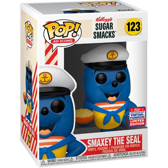 FIGURA POP KELLOGGS SUGAR SMACKS SMAXEY THE SEAL EXCLUSIVE image 1