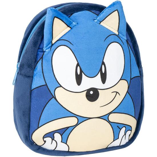 MOCHILA GUARDERIA PERSONAJE PELUCHE SONIC image 0