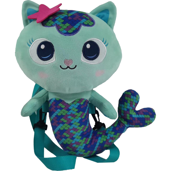 MOCHILA PELUCHE SIREGATA LA CASA DE MUÑECAS DE GABBY 31CM image 0
