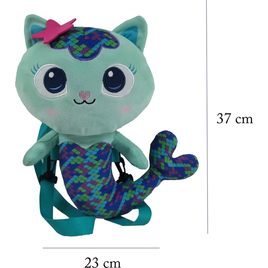 MOCHILA PELUCHE SIREGATA LA CASA DE MUÑECAS DE GABBY 31CM image 4