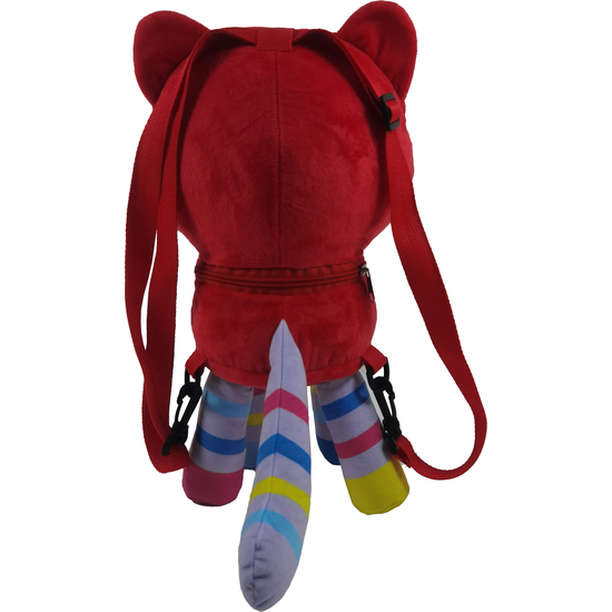 MOCHILA PELUCHE DJ CAPUCHA LA CASA DE MUÑECAS DE GABBY 38CM image 2
