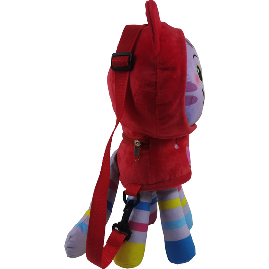 MOCHILA PELUCHE DJ CAPUCHA LA CASA DE MUÑECAS DE GABBY 38CM image 3
