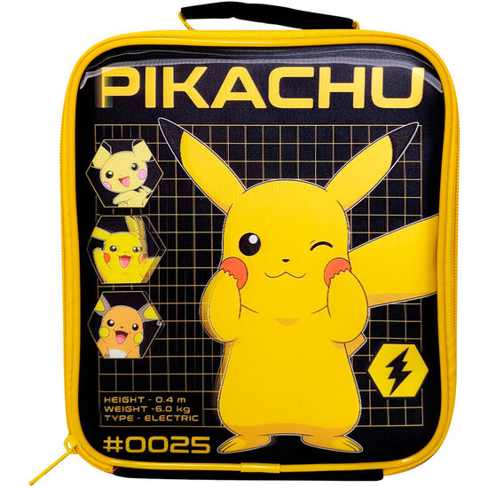 BOLSA PORTAMERIENDAS LENTICULAR PIKACHU POKEMON TERMICA image 0