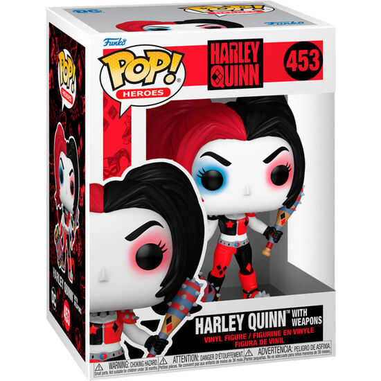 FIGURA POP DC COMICS HARLEY QUINN WITH WEAPONS image 1