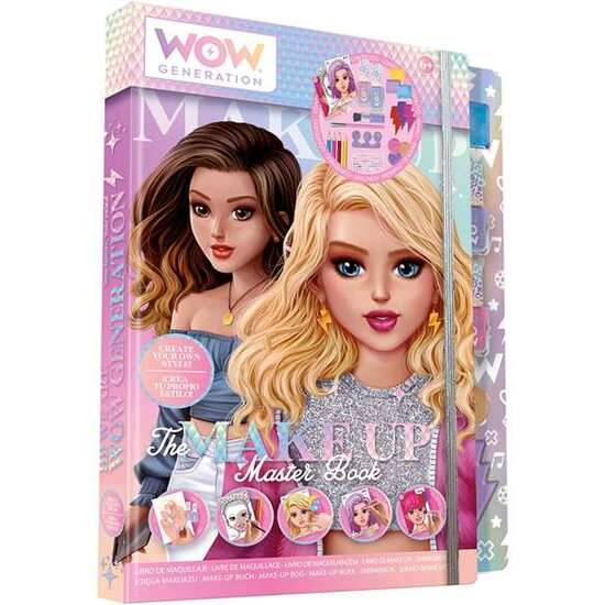 LIBRO MAQUILLA Y COLOREA CON TRUCOS PARA TU MAQUILLAJE WOW GENERATION image 0