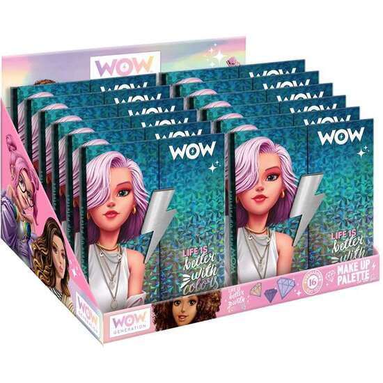 PALETA DE MAQUILLAJE WOW GENERATION CON 10 SOMBRAS, COLORETE E ILUMINADOR image 3