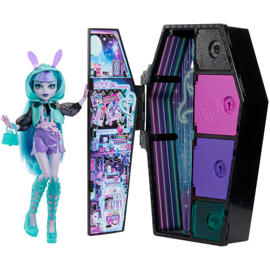 MUÑECA TWYLA SKULLMATE SECRETS NEON FRIGHTS MONSTER HIGH 25CM image 0