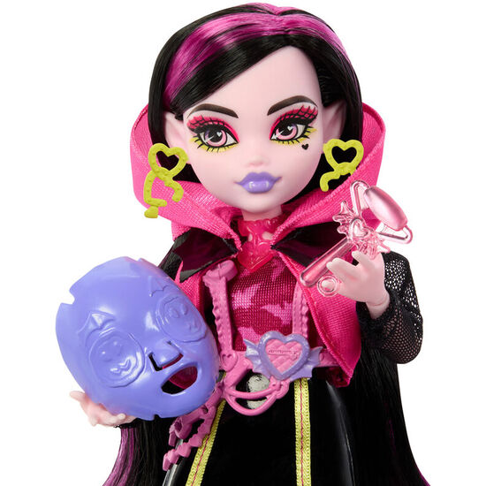MUÑECA DRACULAURA SKULLMATE SECRETS NEON FRIGHTS MONSTER HIGH 25CM image 3