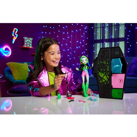 MUÑECA GHOULIA SKULLMATE SECRETS NEON FRIGHTS MONSTER HIGH 25CM image 2