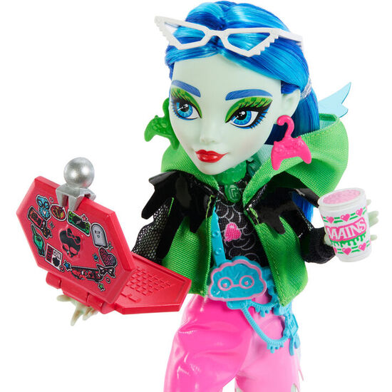 MUÑECA GHOULIA SKULLMATE SECRETS NEON FRIGHTS MONSTER HIGH 25CM image 3