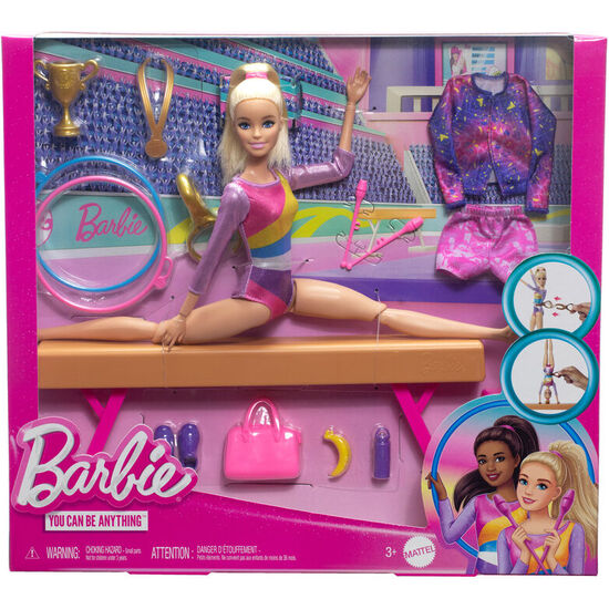 MUÑECA GIMNASTA + SET JUEGO BARBIE image 0
