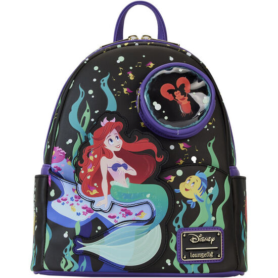 MOCHILA 35TH ANNIVERSARY LA SIRENITA DISNEY LOUNGEFLY 26CM image 0