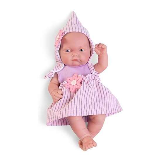 MUÑECA PITU PAREJITA BOSQUE NIÑA 26 CM CON CAPOTA,PETO Y COJIN CAMITA. image 1