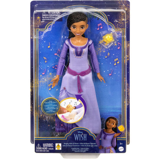 MUÑECA MUSICAL ASHA WISH DISNEY ESPAÑOL image 0