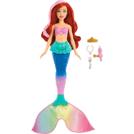 MUÑECA ARIEL DIVERSION NADANDO LA SIRENITA DISNEY image 1