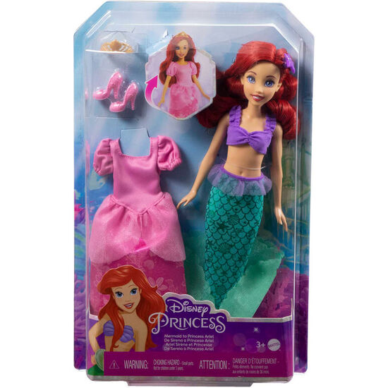 MUÑECA ARIEL SIRENA A PRINCESAS LA SIRENITA DISNEY image 0
