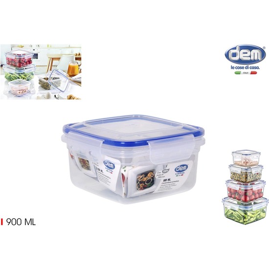 FIAMBRERA HERMET.CUAD.900ML DEM image 0