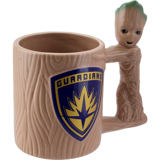 TAZA 3D GROOT GUARDIANES DE LA GALAXIA MARVEL 300ML image 1