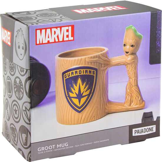 TAZA 3D GROOT GUARDIANES DE LA GALAXIA MARVEL 300ML image 2
