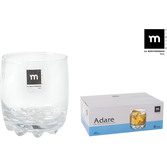 SET 6 VASOS 300CC ADARE image 0