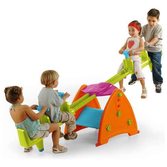 BALANCÍN SUBE Y BAJA SEE SAW 2X2 ¡PODRÁN JUGAR HASTA 4 NIÑOS! 60X234X97 CM image 1