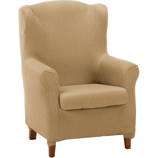 FUNDA SILLÓN OREJERO DÚPLEX TÚNEZ BEIGE image 0