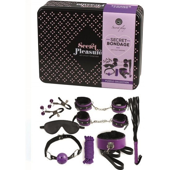 SET BONDAGE 8 PIEZAS MORADO image 0