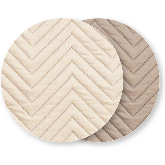 CUBRE SOFÁ MILANO 1 PLAZA BEIGE/CUERO image 2