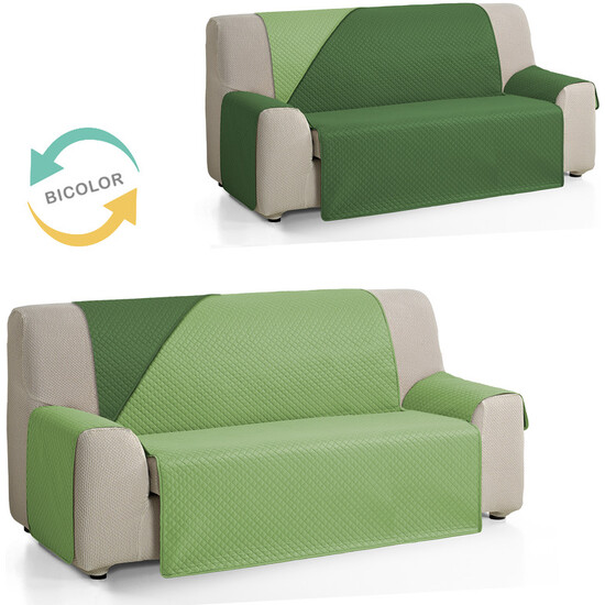 CUBRE SOFÁ DIAMOND 4 PLAZAS VERDE/BOTELLA image 1